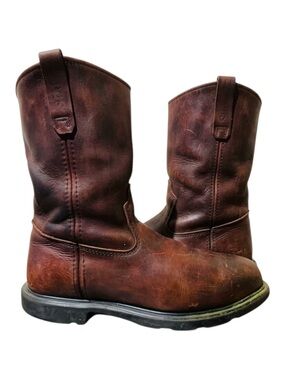 Men's Red Wing Super Sole 11 Inch #4470 Leather Pull On Work Boots Size 11.5